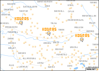 map of Kodras