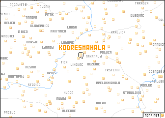 map of Kodres Mahala