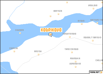 map of Kodrikovo