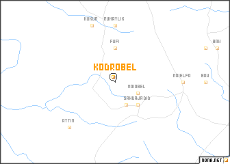 map of Kodrobel