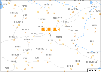 map of Kõduküla