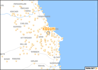 map of Kodŭmi