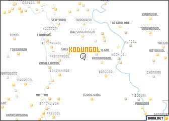 map of Kodun-gol