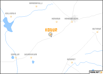 map of Kodūr