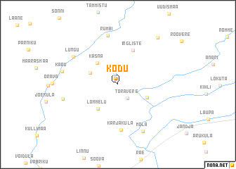 map of Kõdu