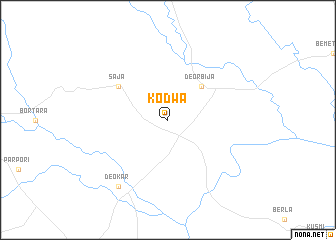 map of Kodwa