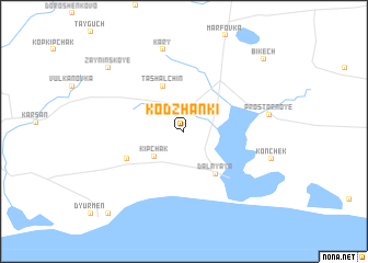 map of Kodzhanki