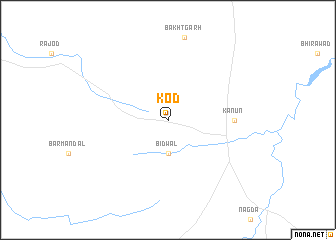 map of Kod