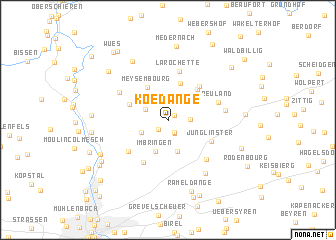 map of Koedange