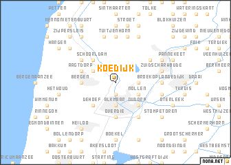 map of Koedijk