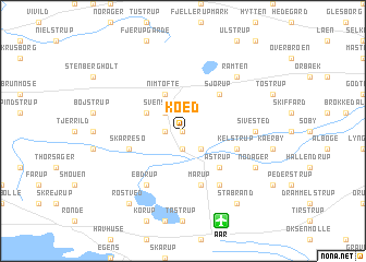 map of Koed