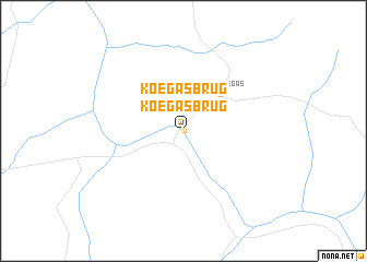 map of Koegasbrug