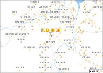 map of Koehang-ni