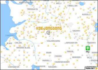 map of Koejŏng-dong