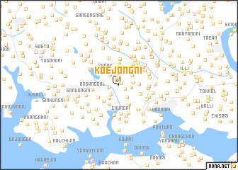 map of Koejŏng-ni