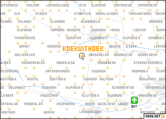 map of Koekuithoek