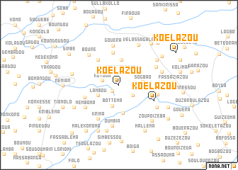 map of Koelazou