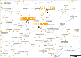 map of Koélazou