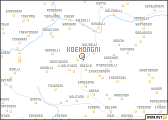 map of Koemong-ni