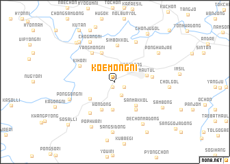 map of Koemong-ni