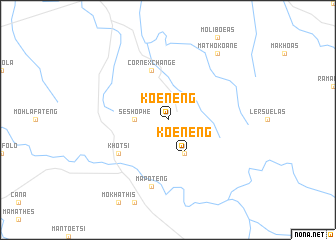 map of Koeneng