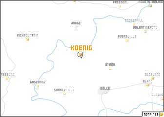 map of Koenig