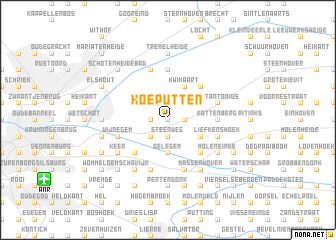 map of Koeputten