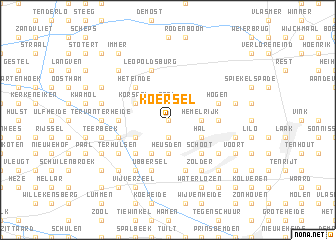 map of Koersel