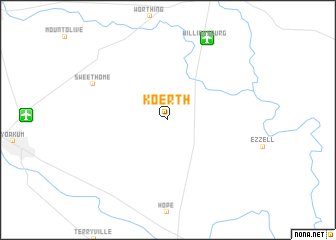map of Koerth