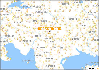 map of Koesan-dong