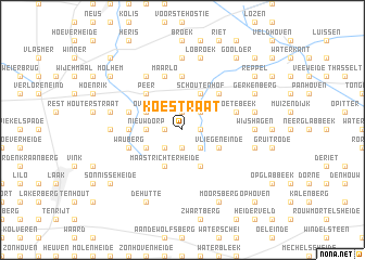 map of Koestraat