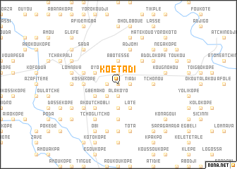 map of Koétadi