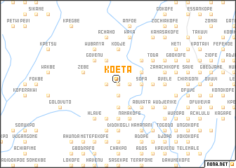 map of Koeta