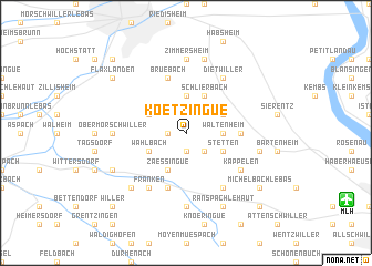 map of Koetzingue