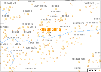 map of Koeŭm-dong