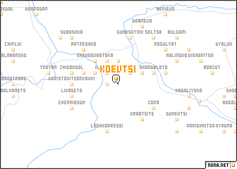 map of Koevtsi