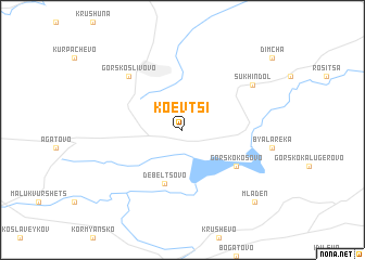 map of Koevtsi