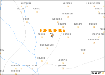 map of Kofa Gafade