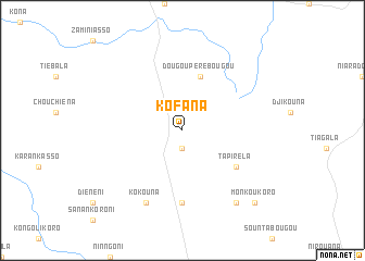 map of Kofana