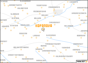 map of Kofanova