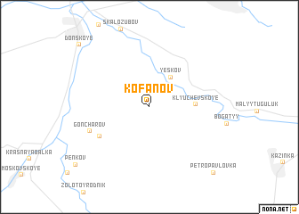 map of Kofanov