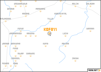 map of Kofayi