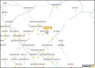 map of Kofa