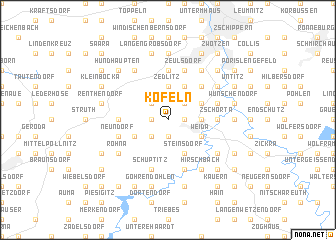 map of Köfeln