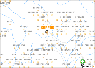 map of Kofena