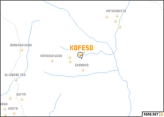 map of Kofeso