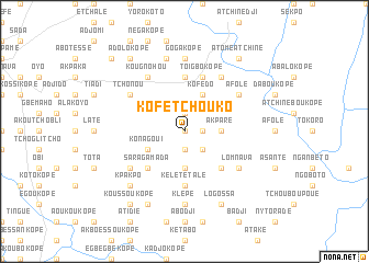 map of Kofétchouko