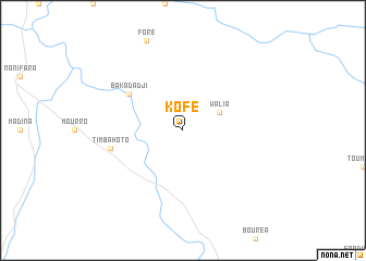 map of Kofé