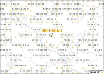 map of Kofferen