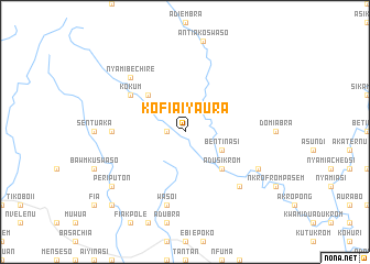 map of Kofi Aiyaura